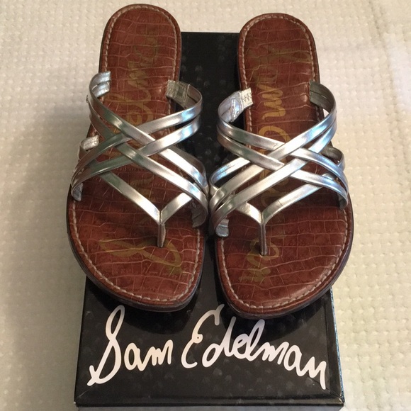 Sam Edelman Shoes - Sam Edelman silver sandals